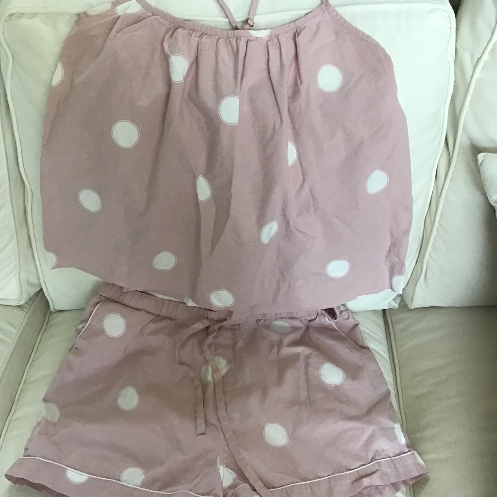 From Anthropologie, Print fresh pajamas, EUC, size large